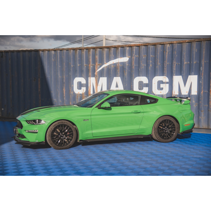 Dokładki progów Street Pro V.1 + Flaps Ford Mustang GT Mk6 Facelift