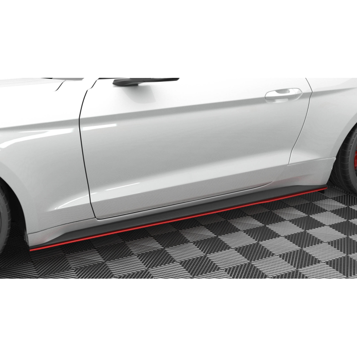 Dokładki Progów V.2 Ford Mustang Mk6 Facelift