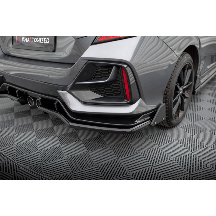 Splitter Tylny V.1 (Z Dyfuzorem) + Flaps Honda Civic Sport Mk 10 Facelift