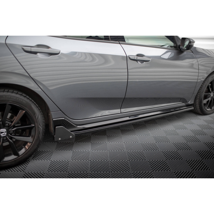 Dokładki Progów + Flaps Honda Civic Sport Mk 10