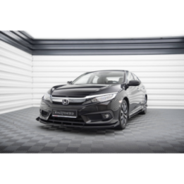 Splitter Przedni Street Pro + Flaps Honda Civic Sedan Mk10