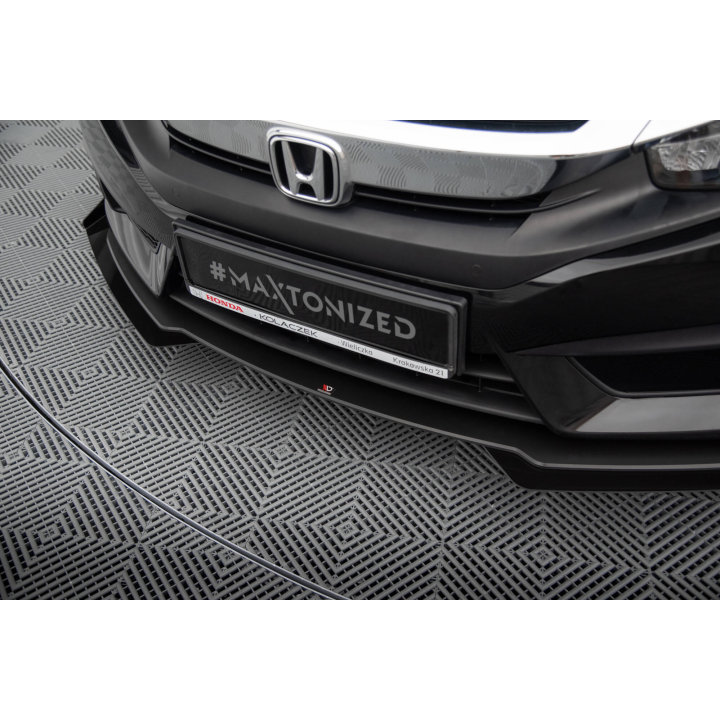 Splitter Przedni Street Pro + Flaps Honda Civic Sedan Mk10