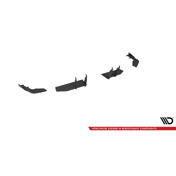 Splittery Tylne Boczne Street Pro + Flaps Honda Civic Type-R Mk 11