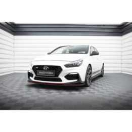 Splitter Przedni Street Pro + Flaps Hyundai I30 N Mk3 Hatchback / Fastback