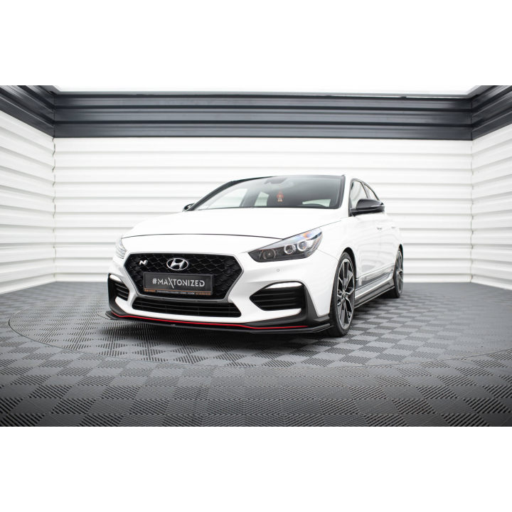Splitter Przedni Street Pro + Flaps Hyundai I30 N Mk3 Hatchback / Fastback