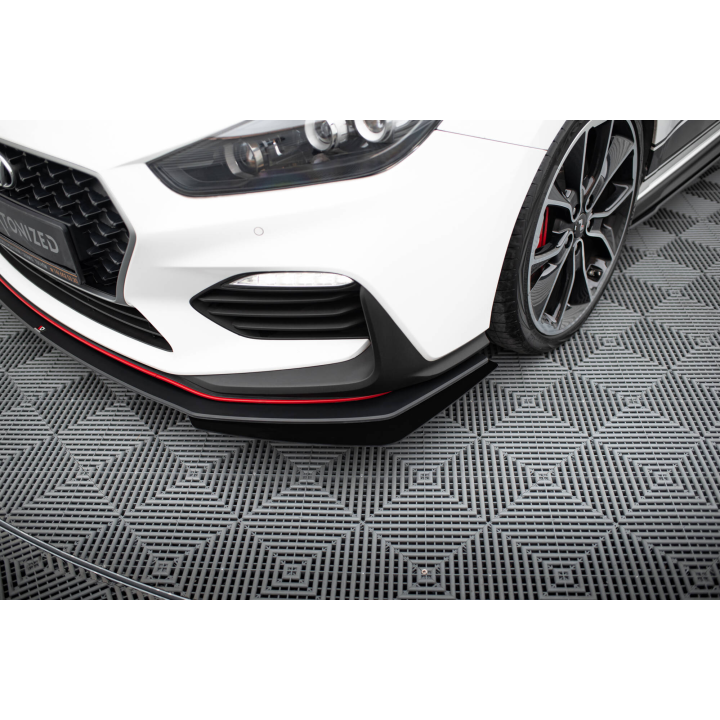 Splitter Przedni Street Pro + Flaps Hyundai I30 N Mk3 Hatchback / Fastback