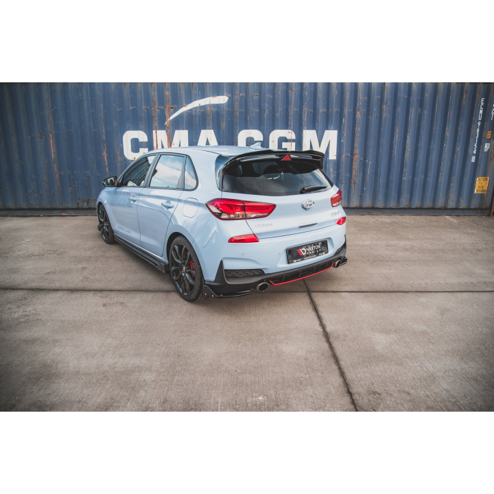 Splittery Tylne Boczne V.6 + Flaps Hyundai I30 N Mk3 Hatchback