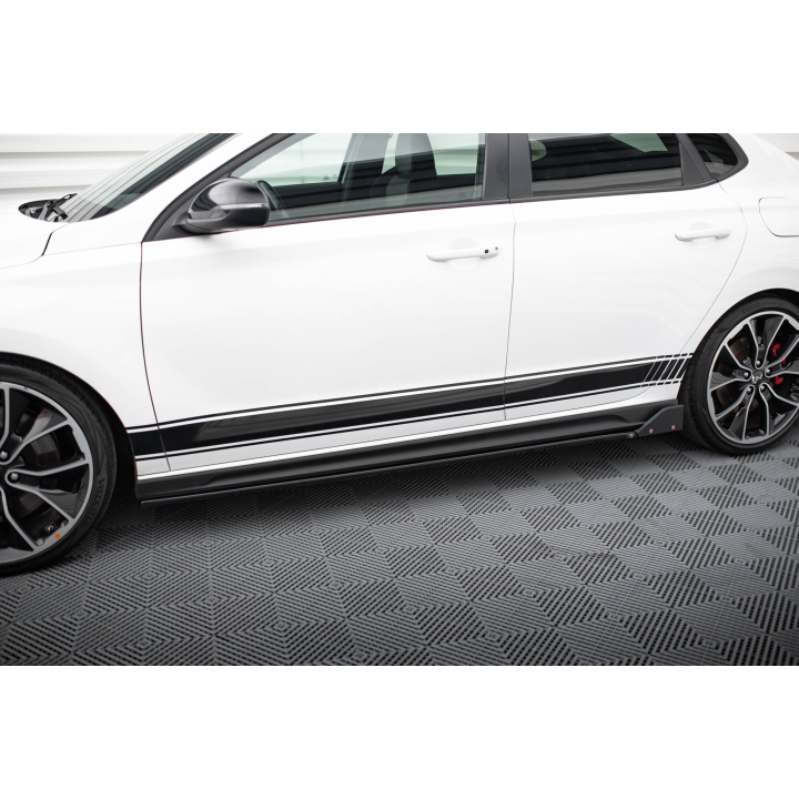 Dokładki Progów V.5 + Flaps Hyundai I30 N / N-Line Hatchback / Fastback Mk3 / Mk3 Facelift