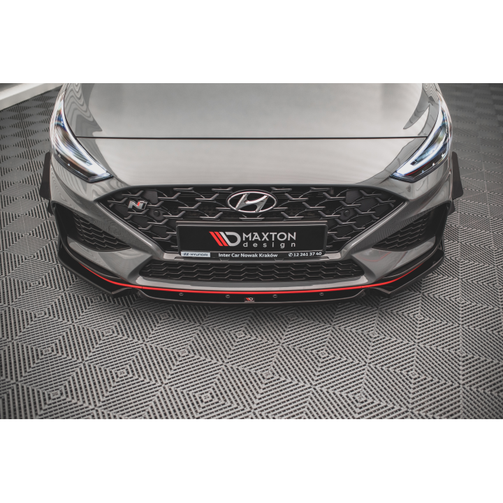 Splitter Przedni V.1 + Flaps Hyundai I30 N / I30 N-Line Hatchback/Fastback Mk3 Facelift