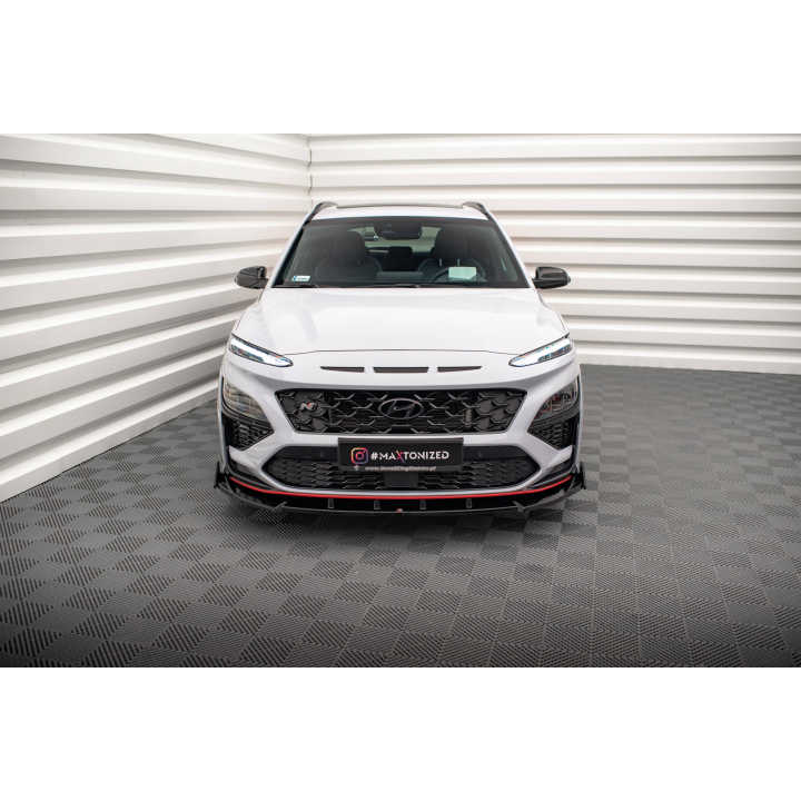 Splitter Przedni V.2 + Flaps Hyundai Kona N Mk1