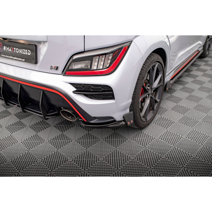 Splittery Tylne Boczne V.1 + Flaps Hyundai Kona N Mk1