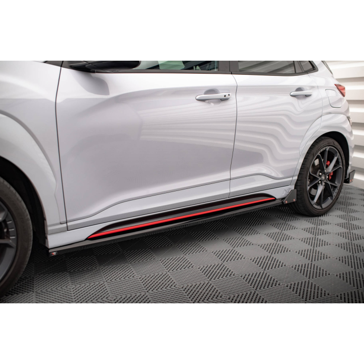 Dokładki Progów V.1 + Flaps Hyundai Kona N Mk1