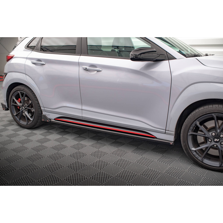 Dokładki Progów V.1 + Flaps Hyundai Kona N Mk1