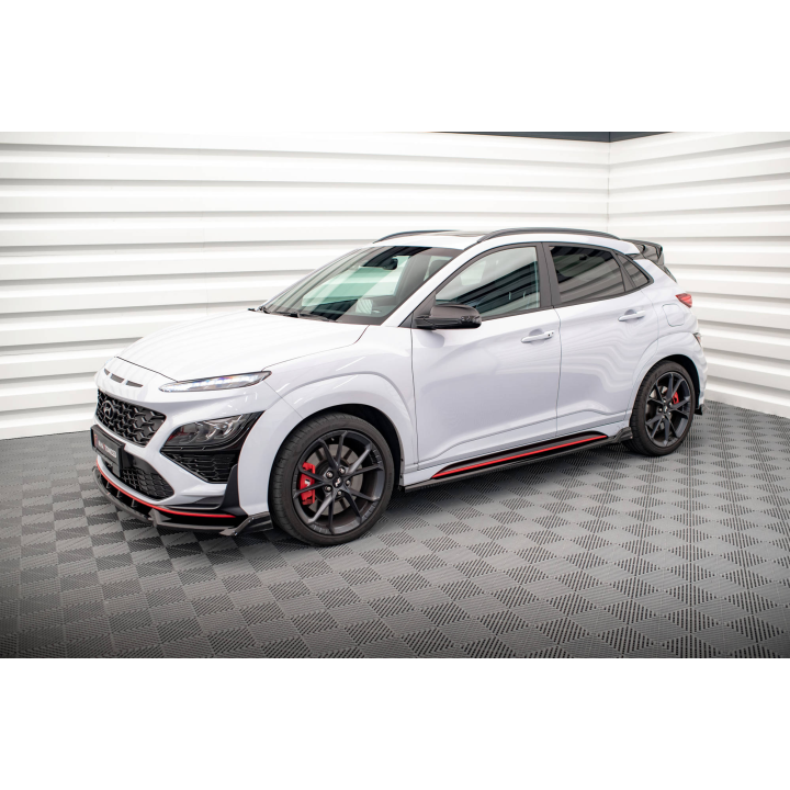 Dokładki Progów V.1 + Flaps Hyundai Kona N Mk1