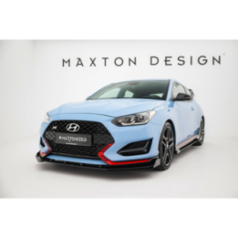 Splitter Przedni Street Pro + Flaps Hyundai Veloster N Mk2