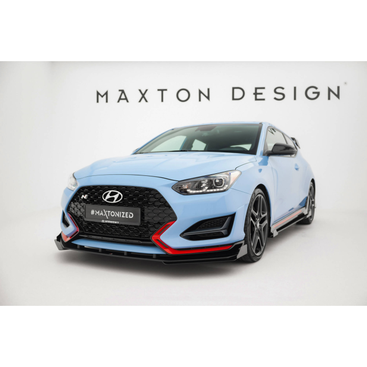 Splitter Przedni Street Pro + Flaps Hyundai Veloster N Mk2