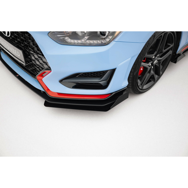 Splitter Przedni Street Pro + Flaps Hyundai Veloster N Mk2