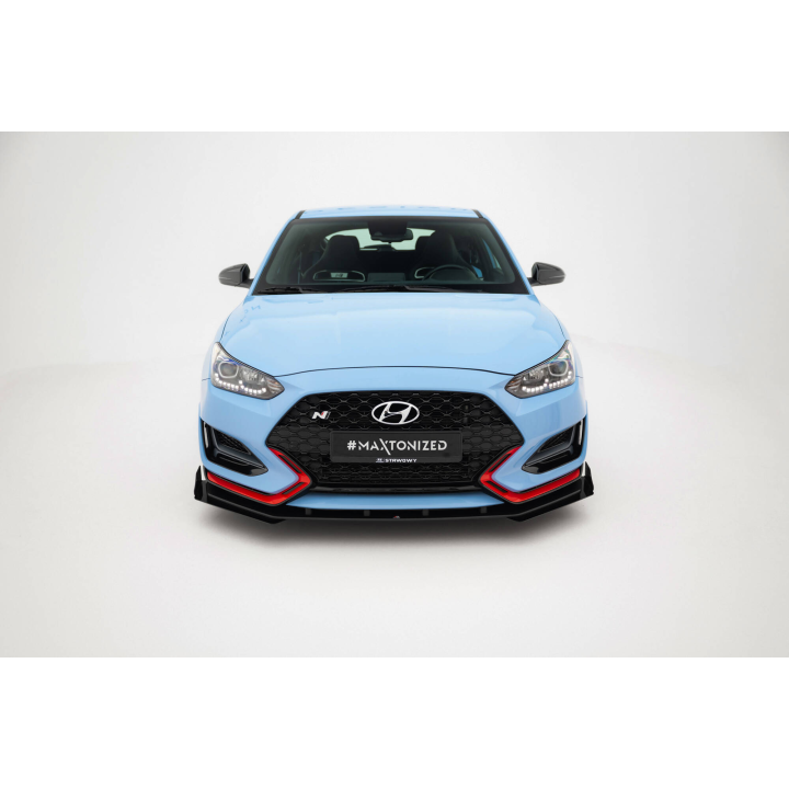 Splitter Przedni Street Pro + Flaps Hyundai Veloster N Mk2
