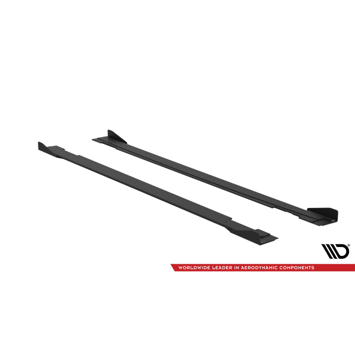 Dokładki progów Street Pro + Flaps Kia Stinger GT / GT-Line / Standard Mk1