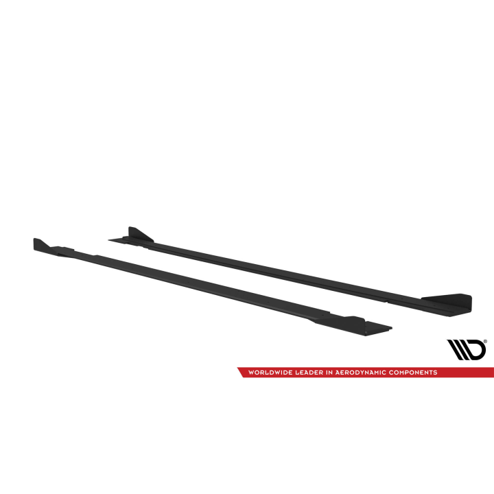 Dokładki progów Street Pro + Flaps Kia Stinger GT / GT-Line / Standard Mk1