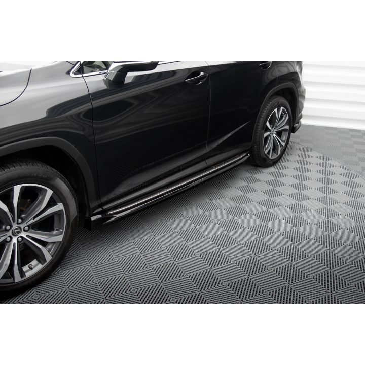 Dokładki Progów Lexus RX Mk4 Facelift (wersja z fabrycznymi stopniami progowymi)