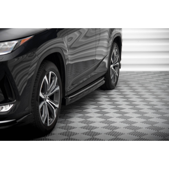Dokładki Progów Lexus RX Mk4 Facelift (wersja z fabrycznymi stopniami progowymi)