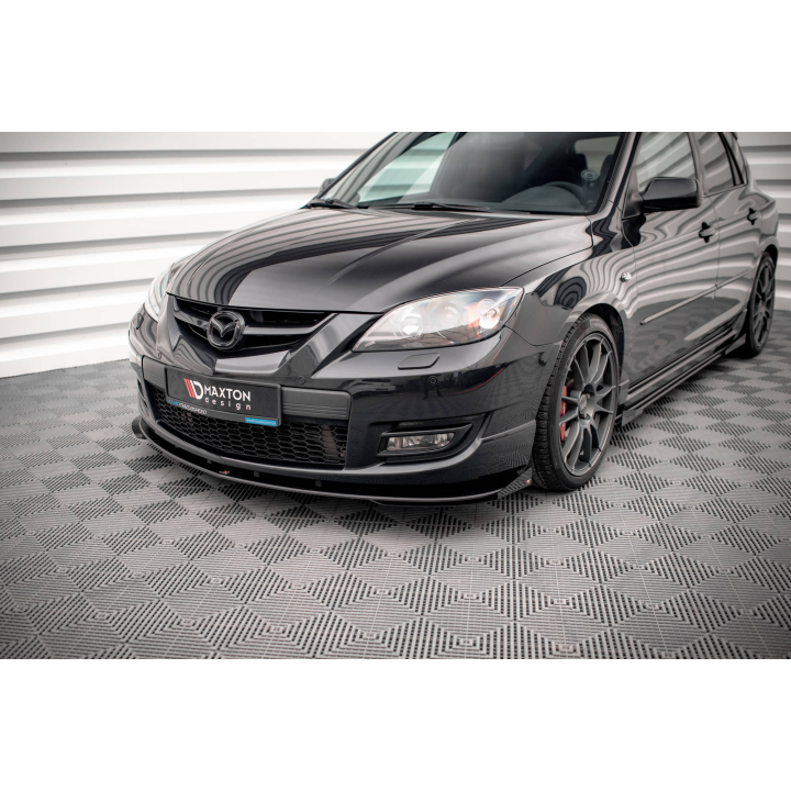Splitter Przedni Street Pro V.1  + Flaps Mazda 3 MPS Mk1