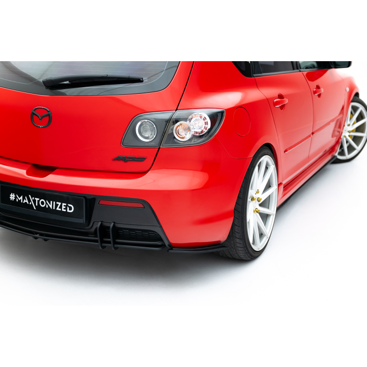 Splittery Tylne Boczne Street Pro Mazda 3 MPS Mk1 Wersja EU