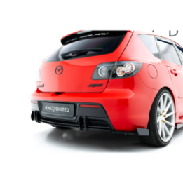Splittery Tylne Boczne Street Pro + Flaps Mazda 3 MPS Mk1 Wersja EU