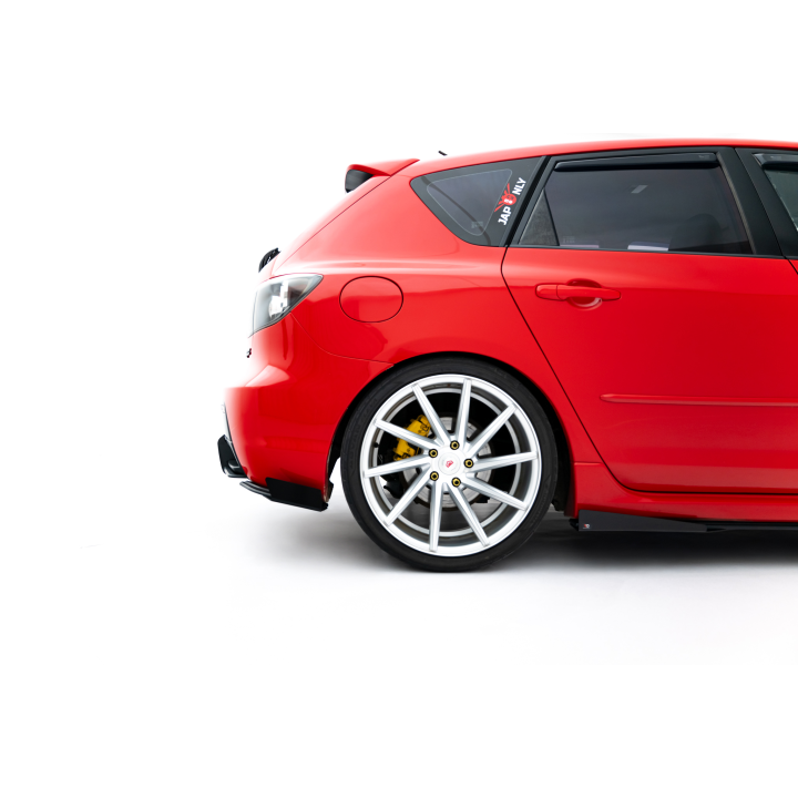 Splittery Tylne Boczne Street Pro + Flaps Mazda 3 MPS Mk1 Wersja EU