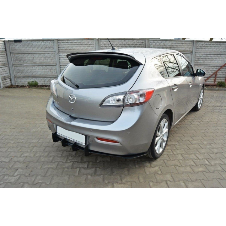 Dyfuzor Tylny i Splittery Tylne Boczne Mazda 3 MK2 Sport Przedlift