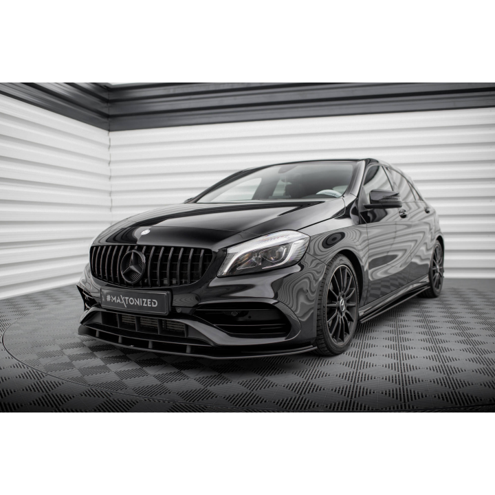Splitter Przedni Street Pro Mercedes-Benz A AMG-Line W176 Facelift