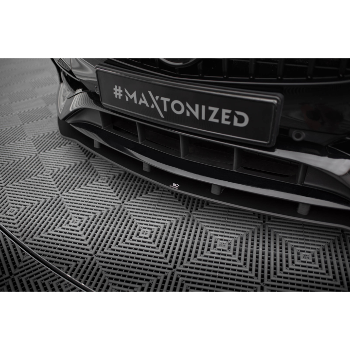 Splitter Przedni Street Pro Mercedes-Benz A AMG-Line W176 Facelift