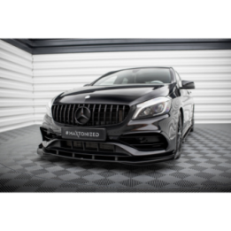 Splitter Przedni Street Pro + Flaps Mercedes-Benz A AMG-Line W176 Facelift