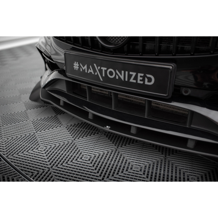 Splitter Przedni Street Pro + Flaps Mercedes-Benz A AMG-Line W176 Facelift