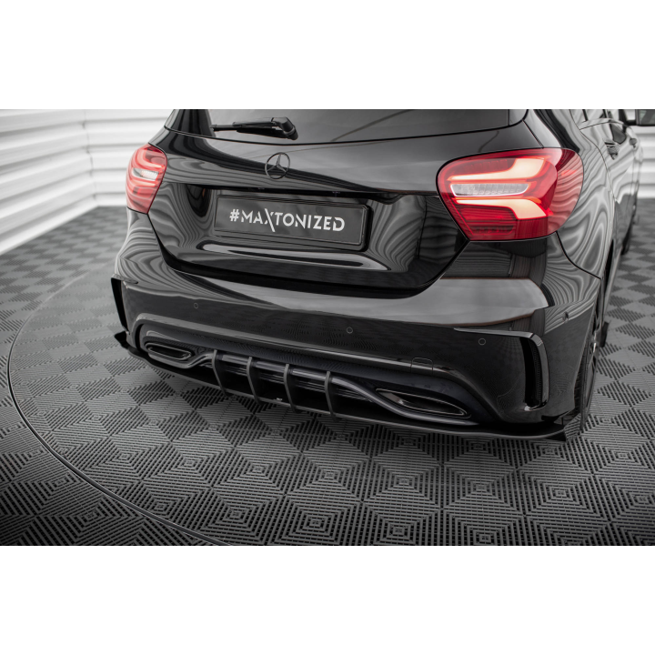 Splittery Tylne Boczne Street Pro + Flaps Mercedes-Benz A AMG-Line W176 Facelift