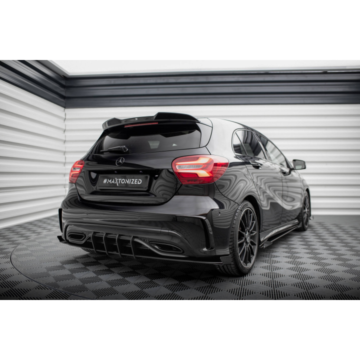 Splittery Tylne Boczne Street Pro + Flaps Mercedes-Benz A AMG-Line W176 Facelift