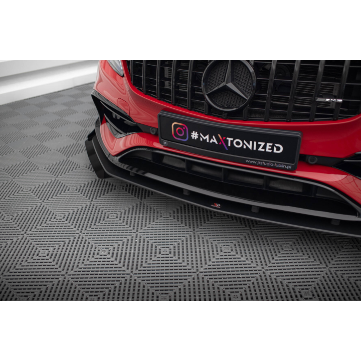 Splitter Przedni Street Pro + Flaps Mercedes-Benz A 45 AMG Aero W176 Facelift