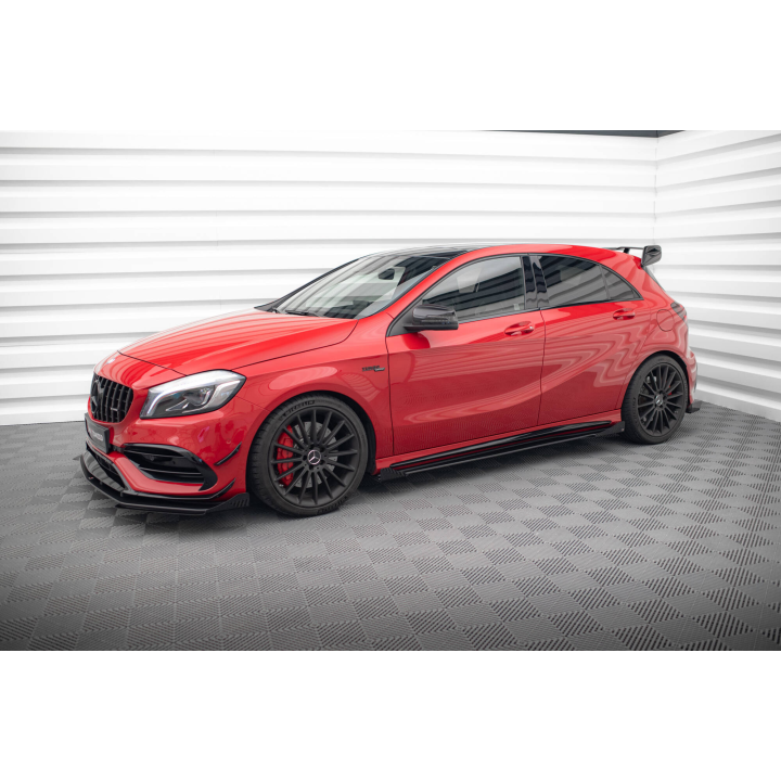 Dokładki progów Street Pro + Flaps Mercedes-Benz A 45 AMG W176 Facelift