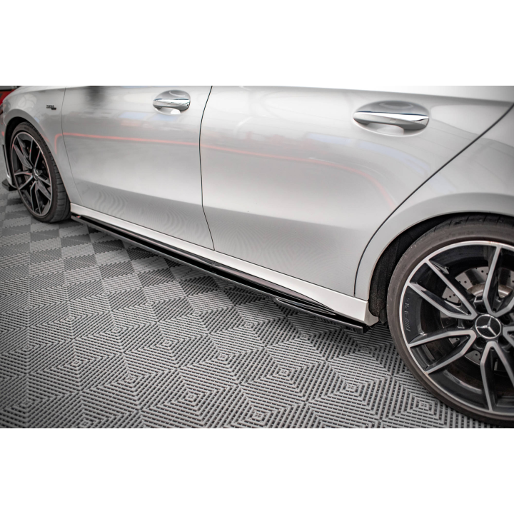 Dokładki Progów V.2  Mercedes A35 AMG / AMG-Line W177