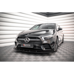 Splitter Przedni Street Pro + Flaps Mercedes A35 AMG / AMG-Line Aero Pack W177