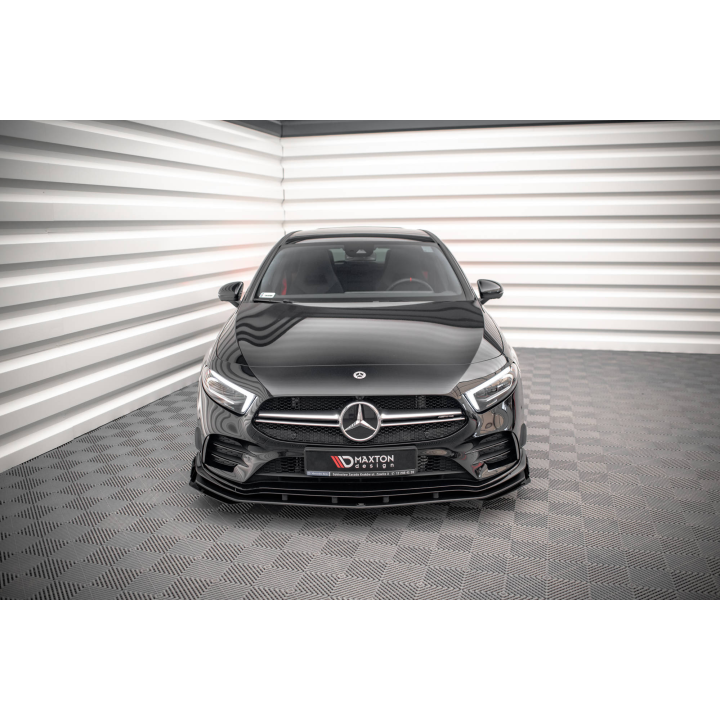 Splitter Przedni Street Pro + Flaps Mercedes A35 AMG / AMG-Line Aero Pack W177