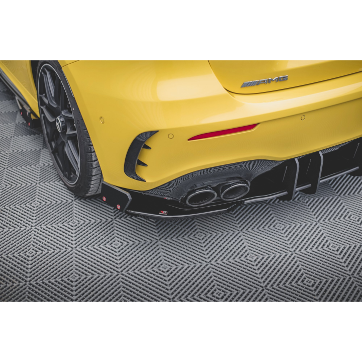 Splittery Tylne Boczne V.2 + Flaps Mercedes-AMG A 45 S Aero Pack W177