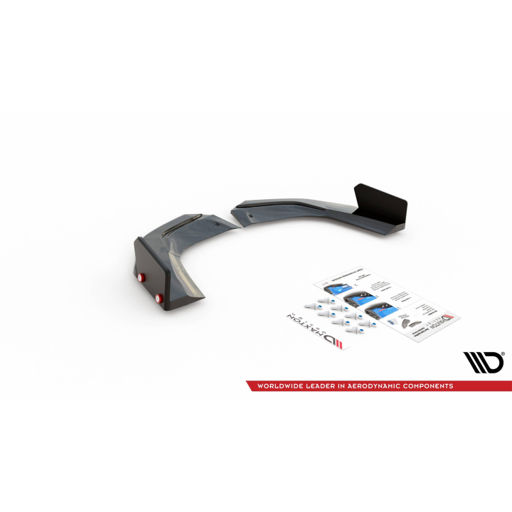 Splittery Tylne Boczne V.2 + Flaps Mercedes-AMG A 45 S Aero Pack W177