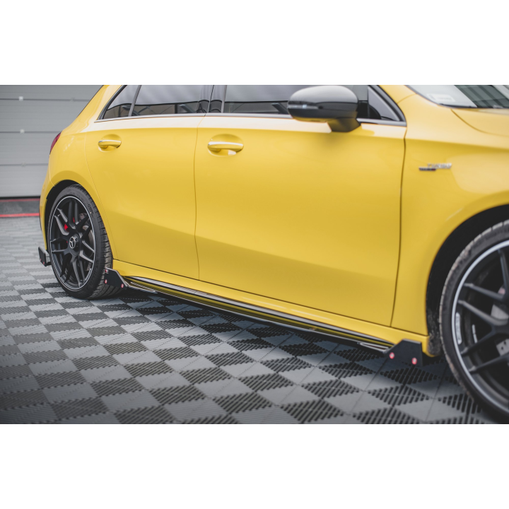 Dokładki Progów V.2 + Flaps Mercedes-AMG A45 S