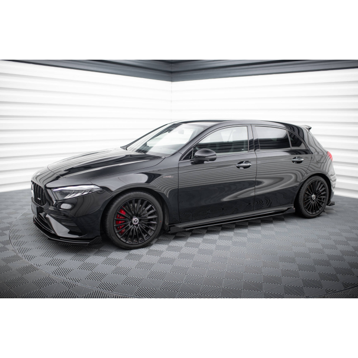 Dokładki progów Street Pro + Flaps Mercedes-AMG A35 W177 Facelift