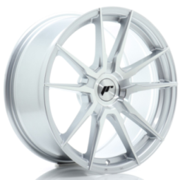 JR Wheels JR21 18x8 ET36 5x120 Silver Machined