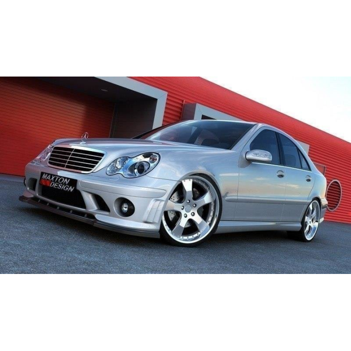 Splitter Przedni Mercedes C-Class W203 (Do zderzaka Me-c-203-AMG204-f1)