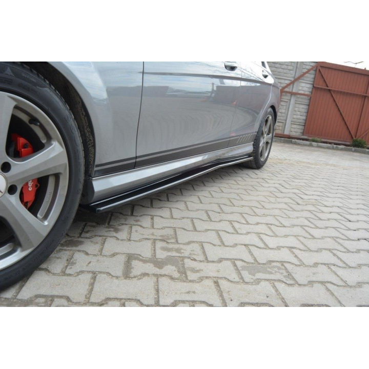 Dokładki Progów Mercedes-Benz C Sedan / Estate AMG-Line W204 / S204