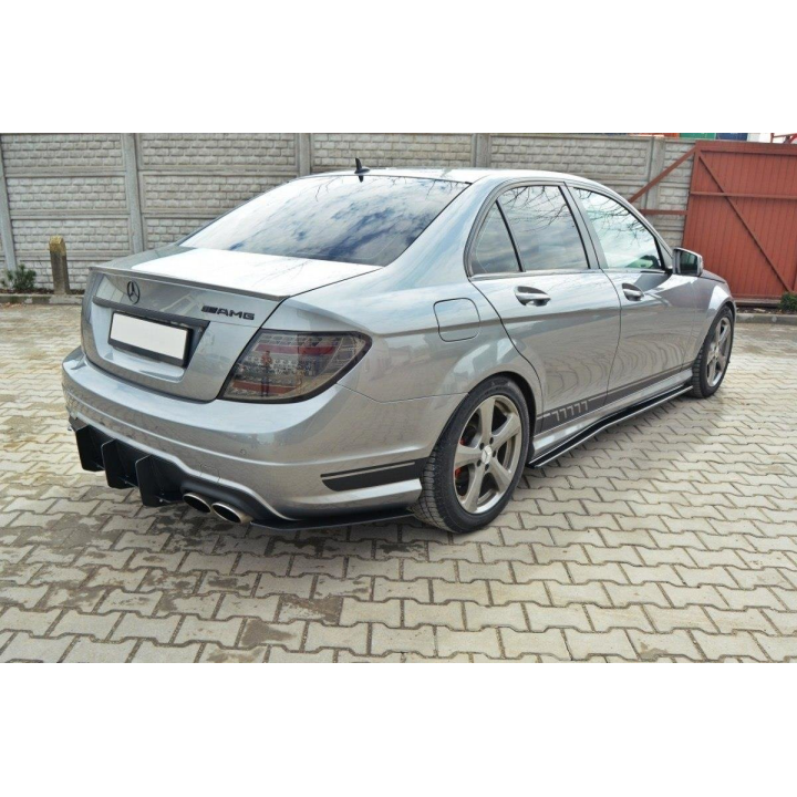 Dyfuzor Tylny i Splittery Tylne Boczne Mercedes-Benz C Sedan / Estate AMG-Line W204 / S204